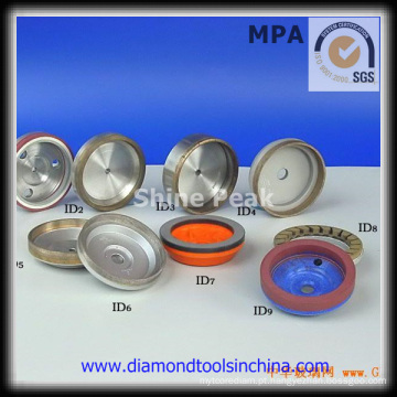 Roda de moedura pequena do diamante para o carboneto de tungstênio